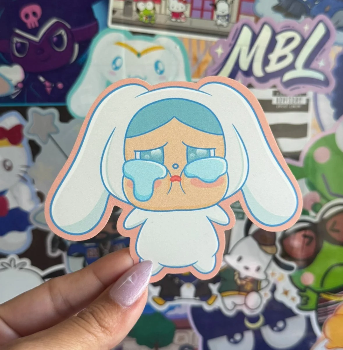 cinna crybaby sticker
