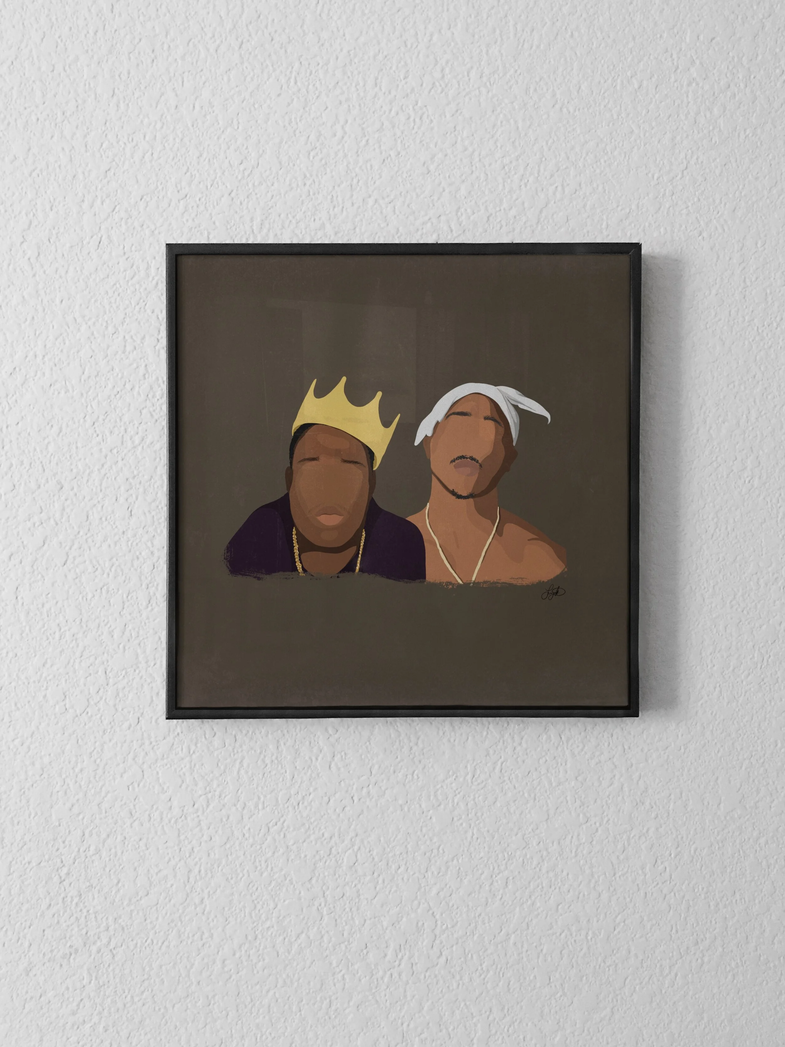 Biggie & Tupac Print