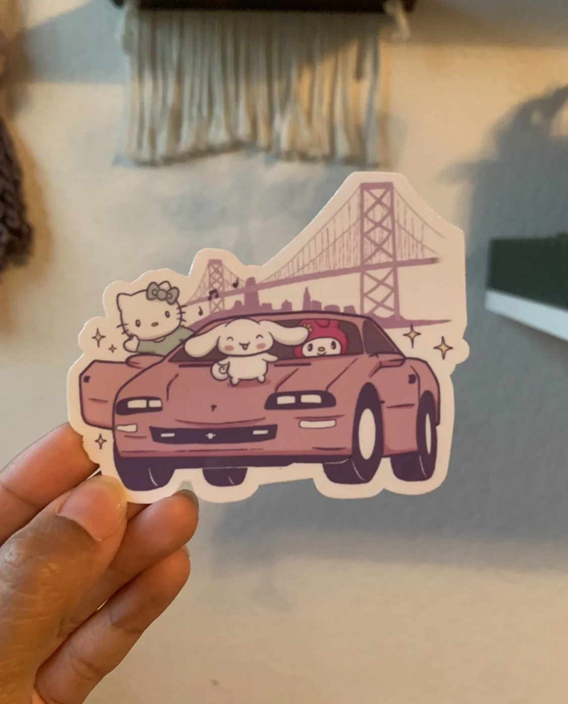 Hyphy Kitty & Friends Sticker