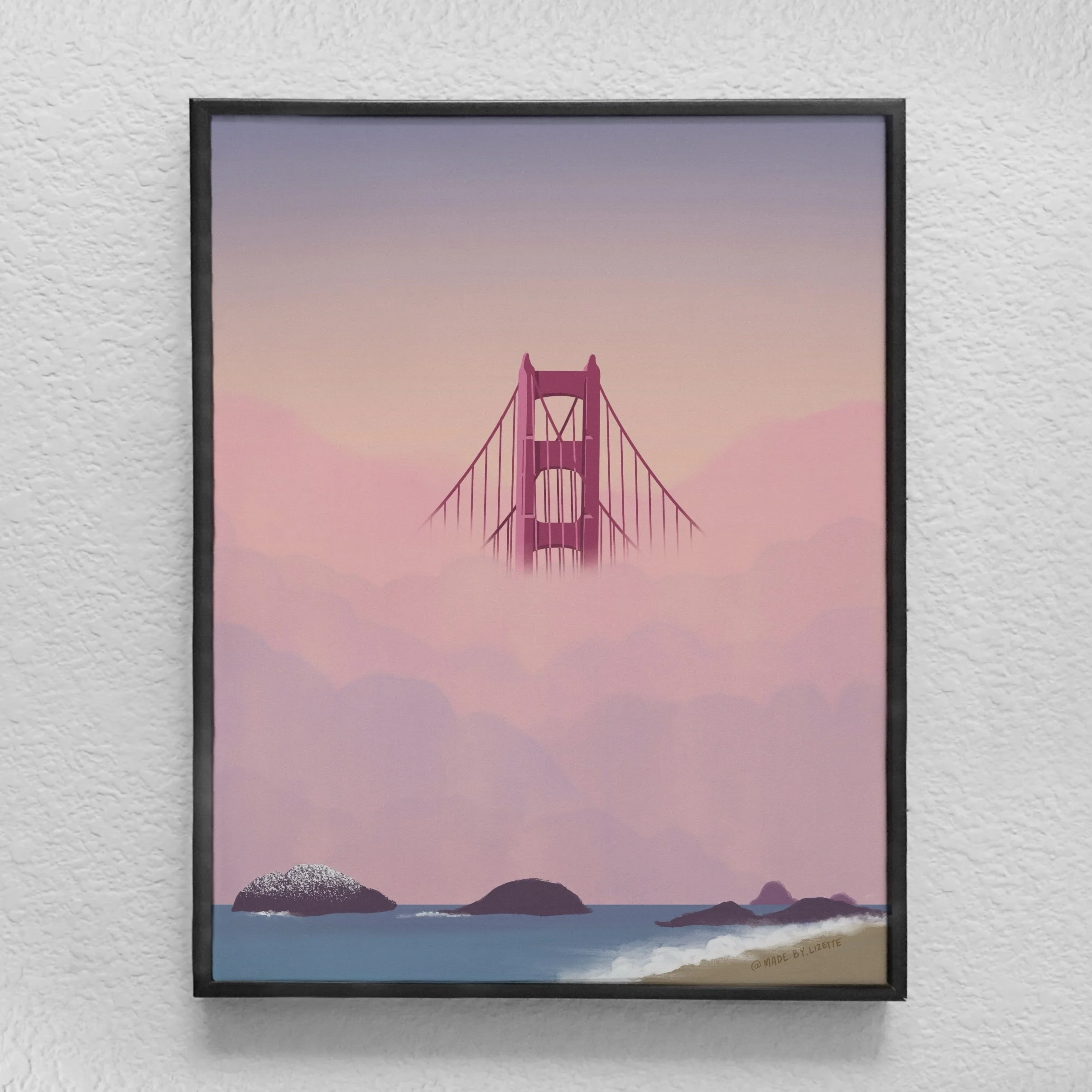 Golden Gate + Karl Print
