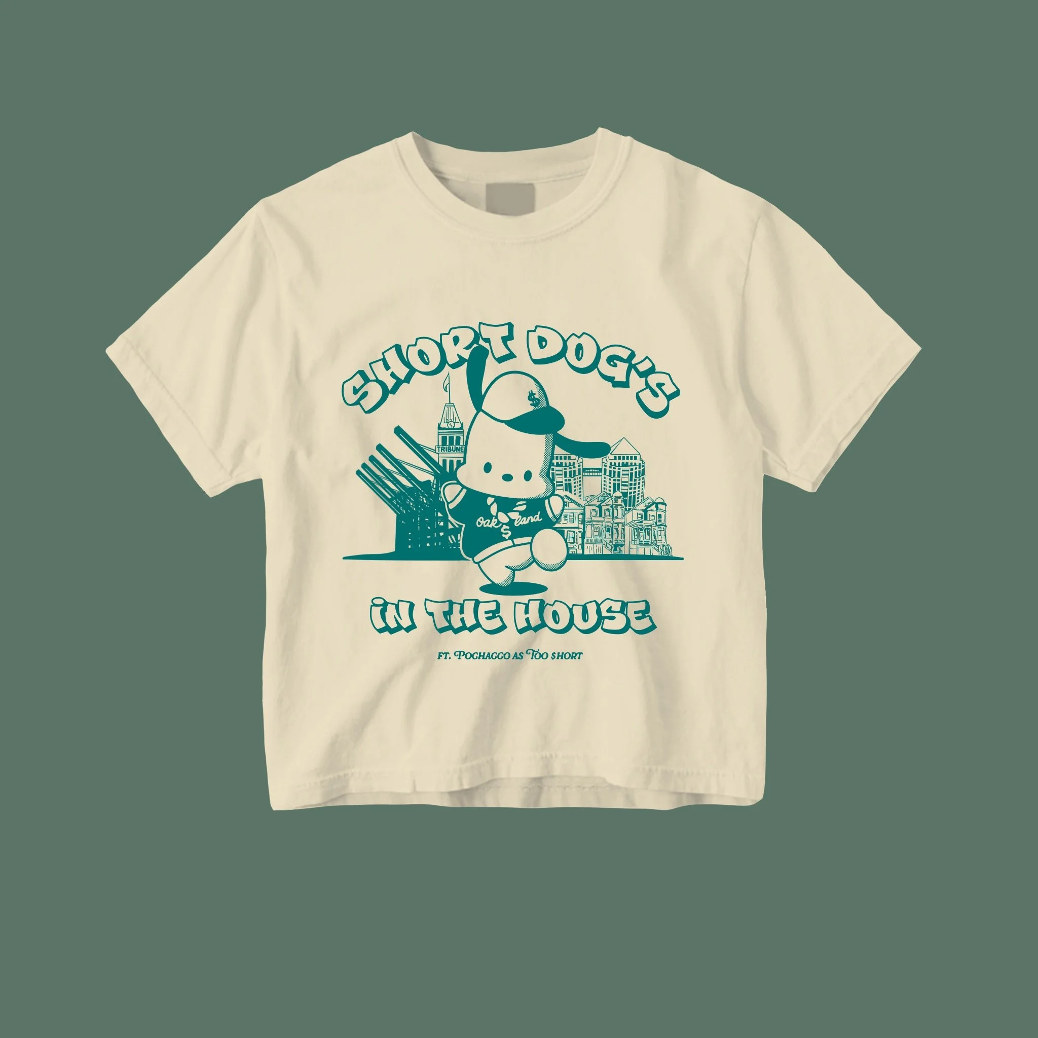 Short Dog's in the House boxy crop tee