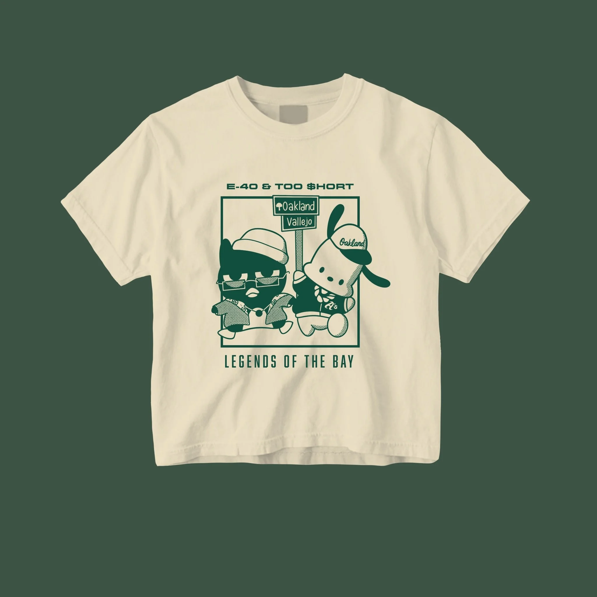 Legends of the Bay boxy crop tee