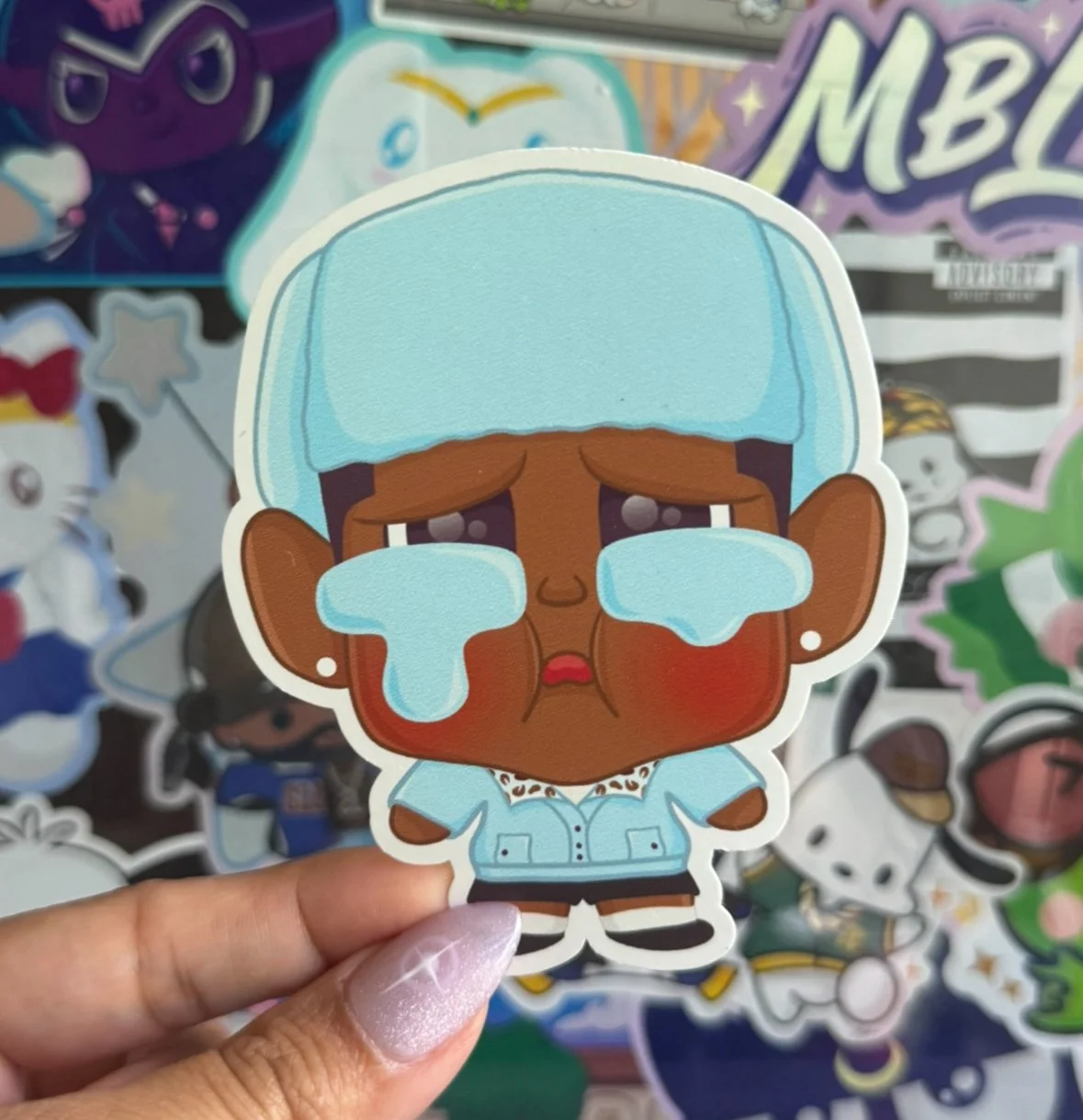 tyler the crybaby sticker