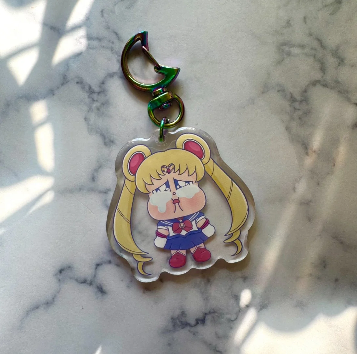 sailor crybaby acrylic keychain