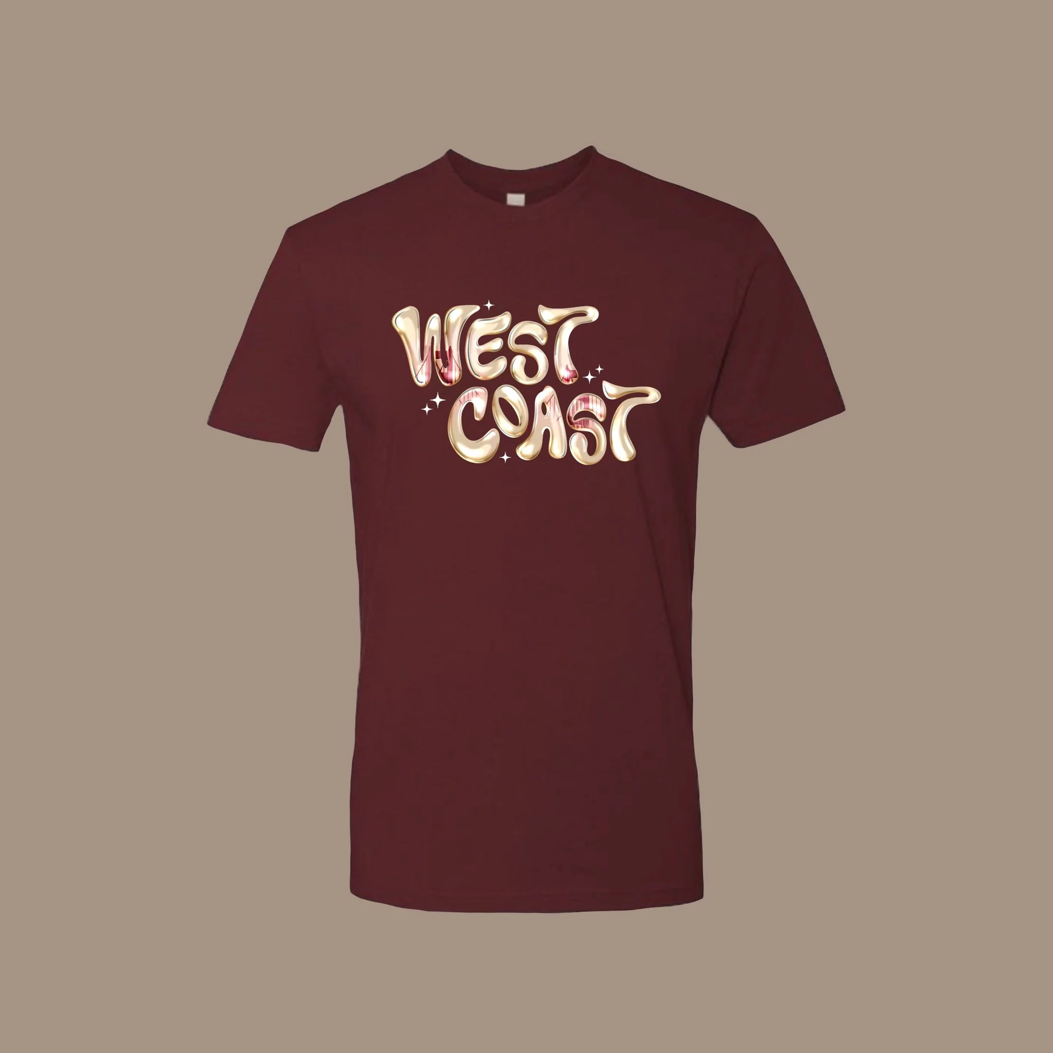 West Coast Maroon Tee