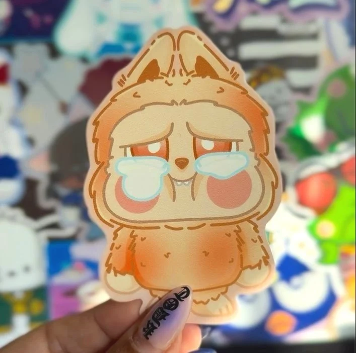 crybubu happiness sticker