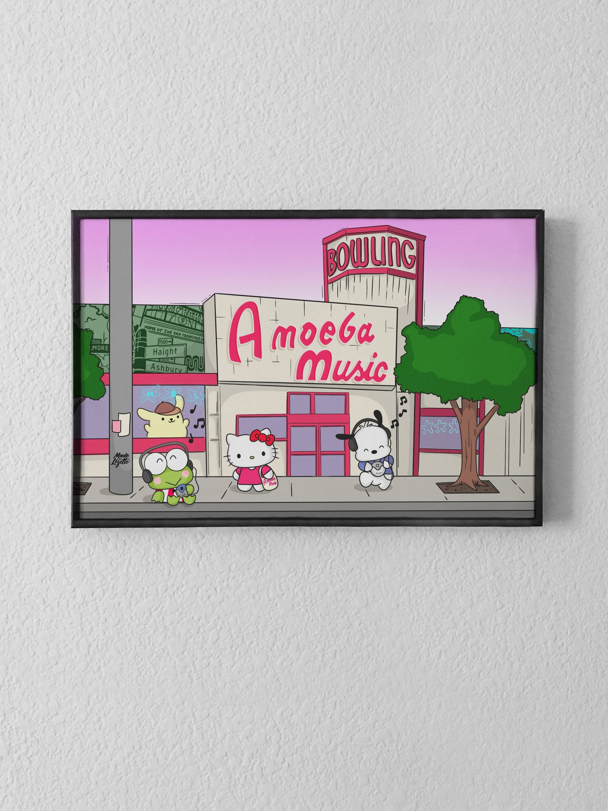 Amoeba Haight St. Print