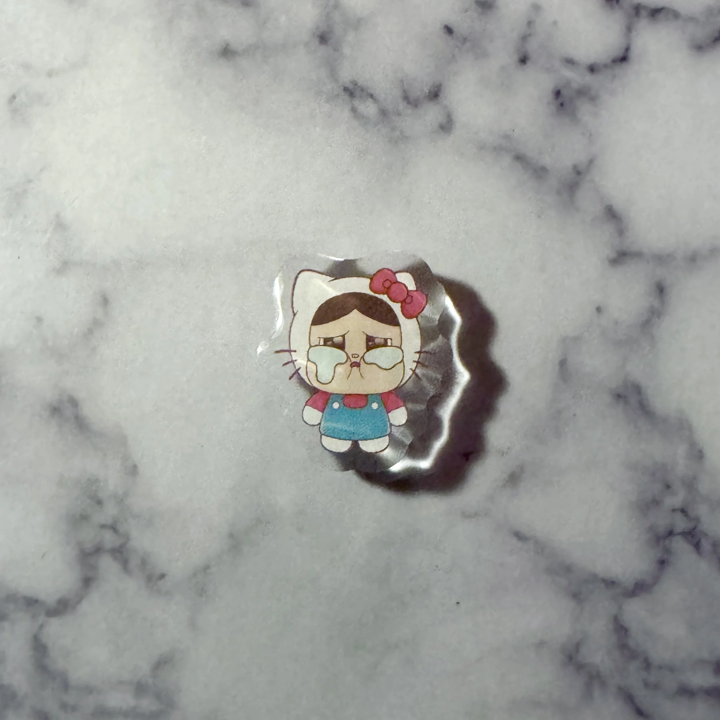 kitty crybaby shoe charm