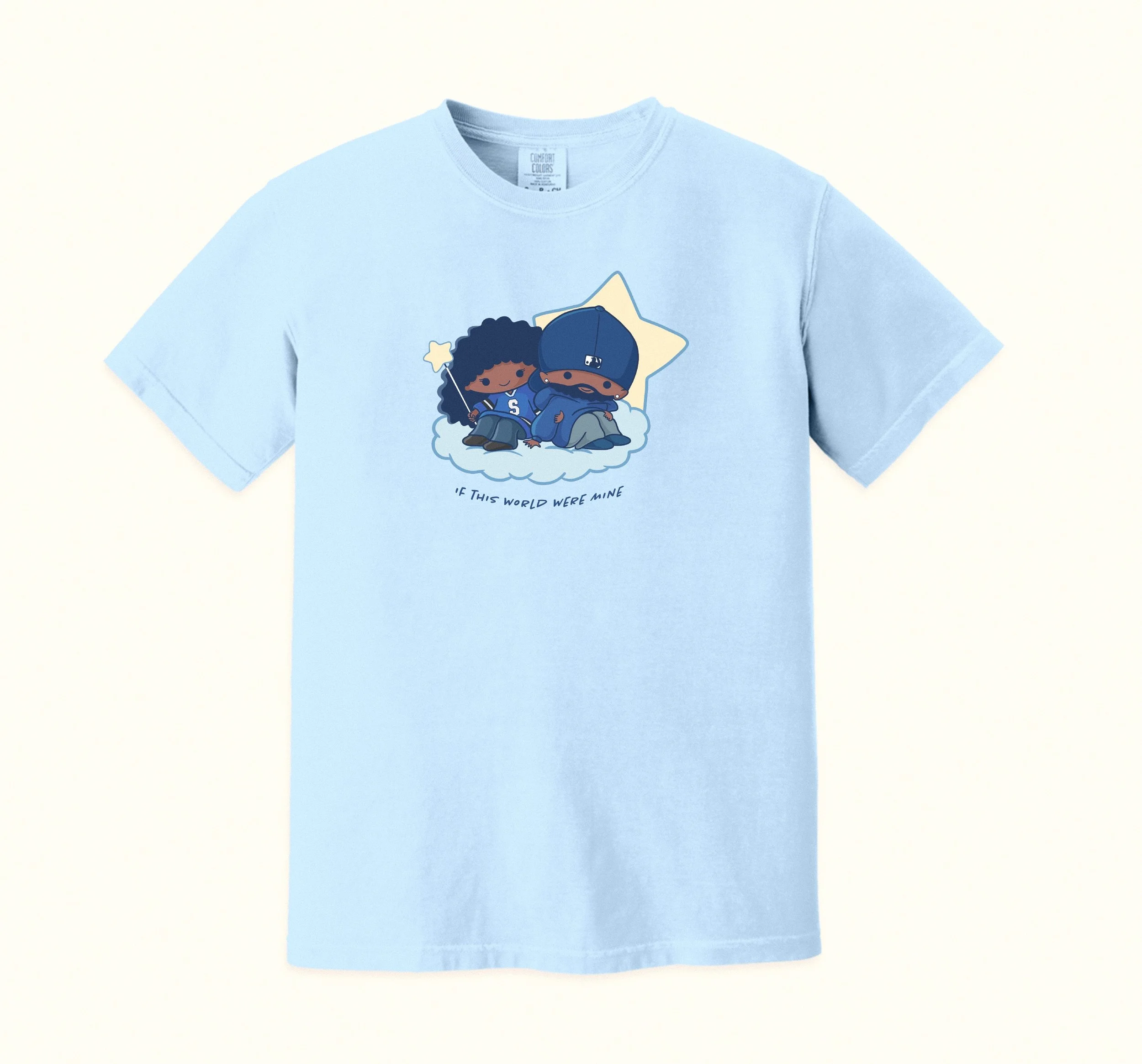 Kdot & Lana Tee (baby blue)