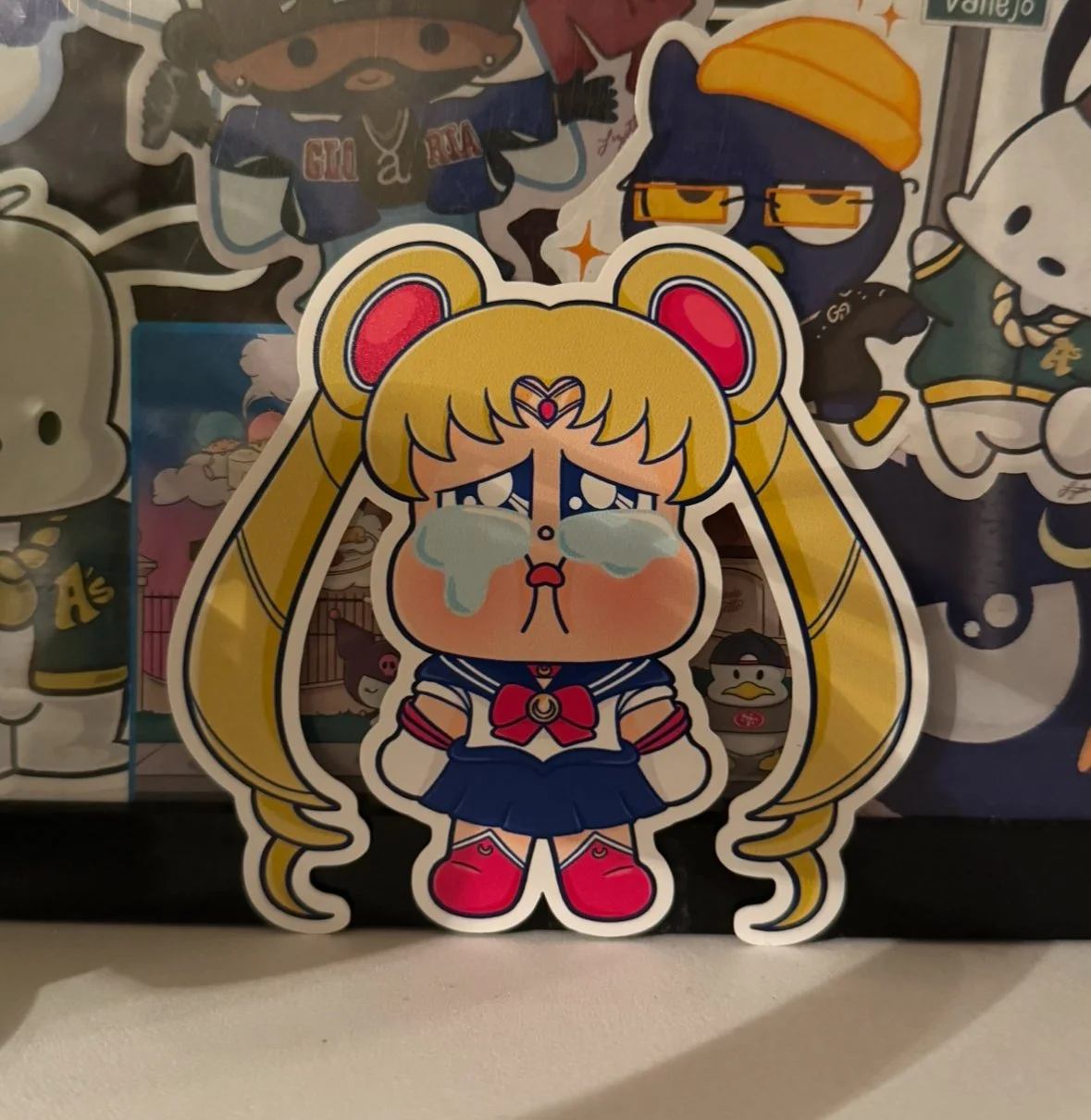 moon x crybaby sticker