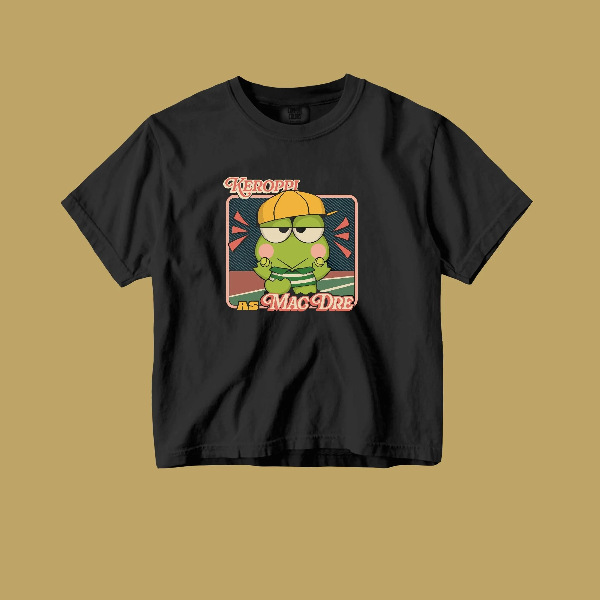 [PREORDER CLOSED] Frog x Mac Dre Boxy Crop black tee