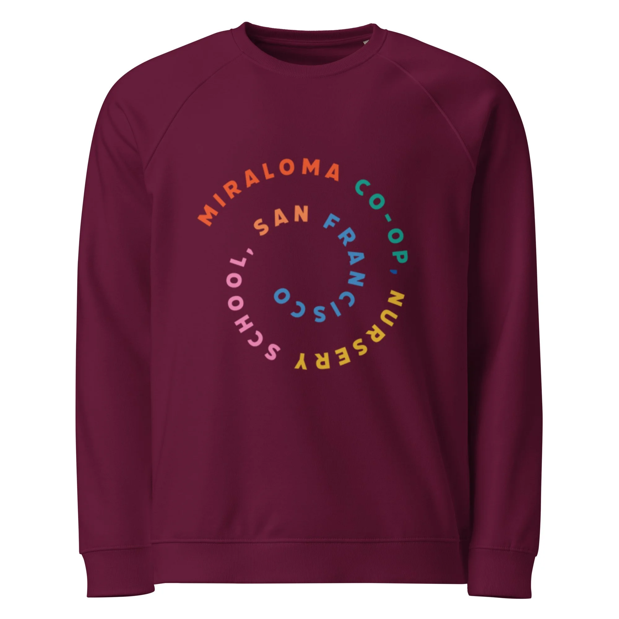 unisex-organic-raglan-sweatshirt-burgundy-front-6a0414696a786.jpg