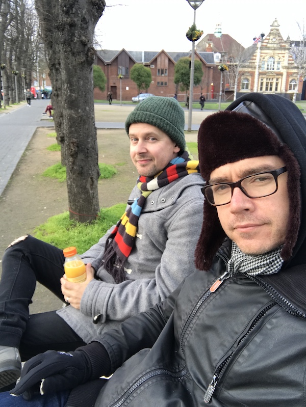 Thankful we packed the hats and scarves. Just a bit chilly compared to Melbourne!