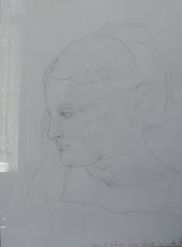 Study of da Vinci's Virgin Mary