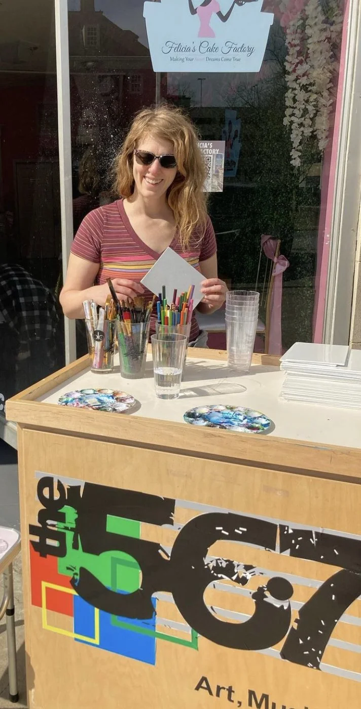 Art Cart at Washington Library