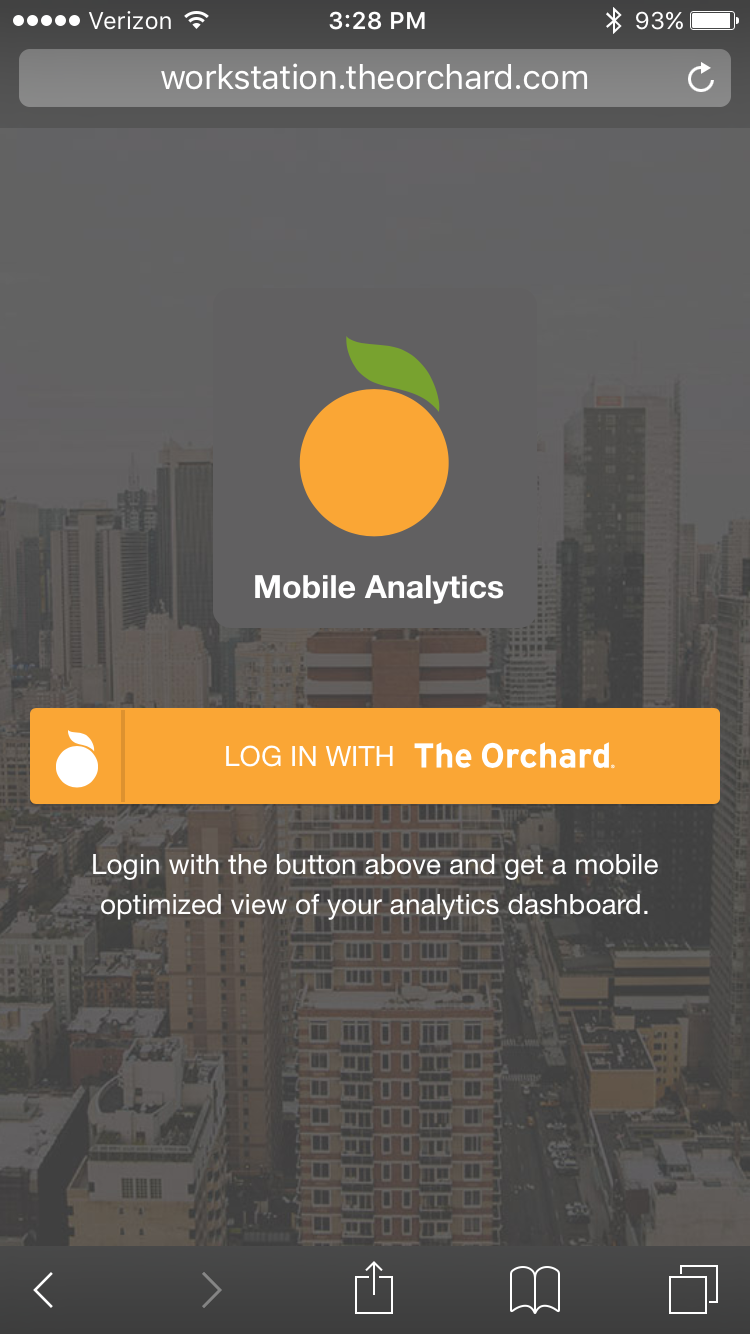 The Orchard - Mobile Analytics