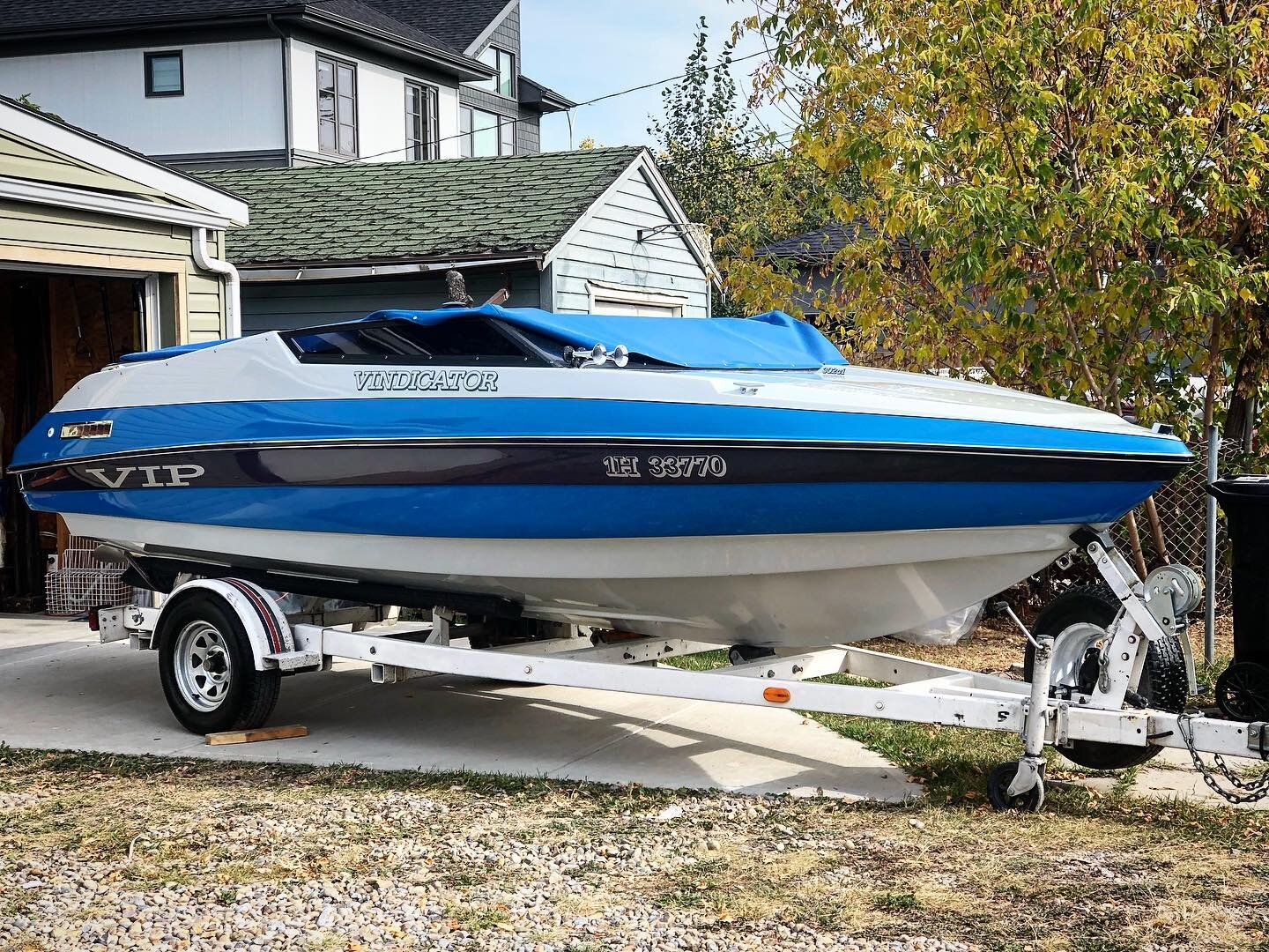 Never put away a dirty boat, it should be all detailed up and ready for spring! 😁