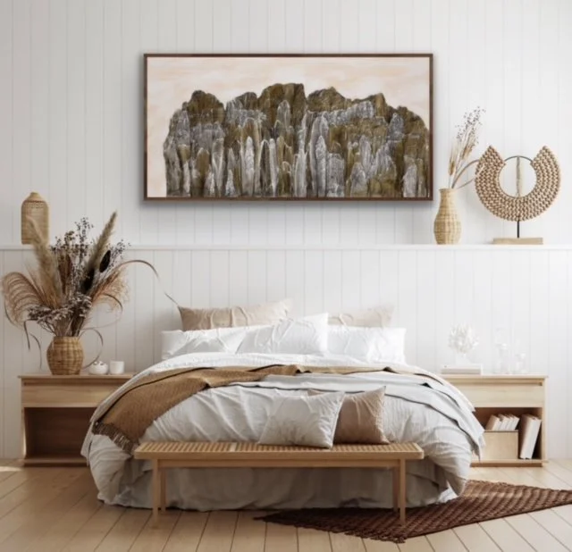 "Present Tense", 2023, 24x48 inches