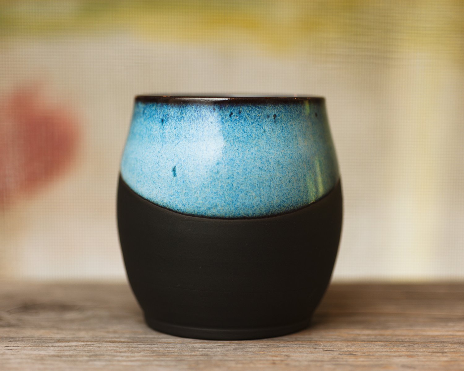 Black Clay Wine Cup — Alanna Hughes Pottery