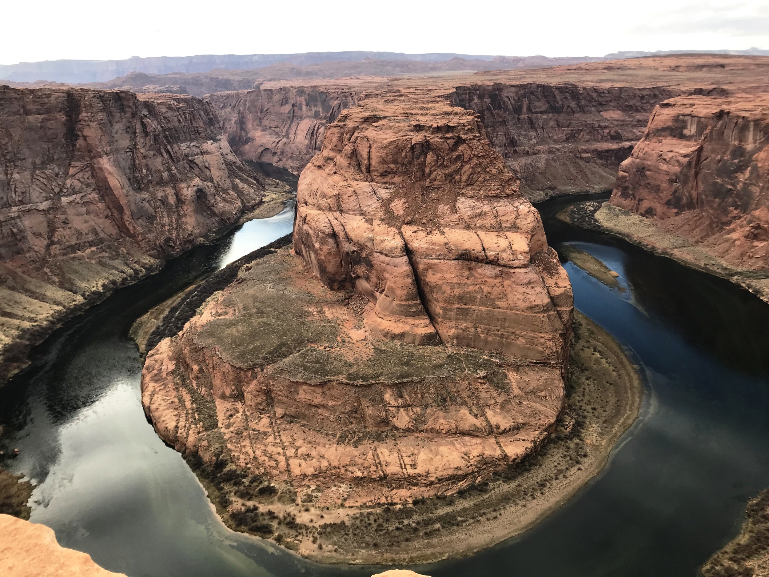 Horseshoe bend.