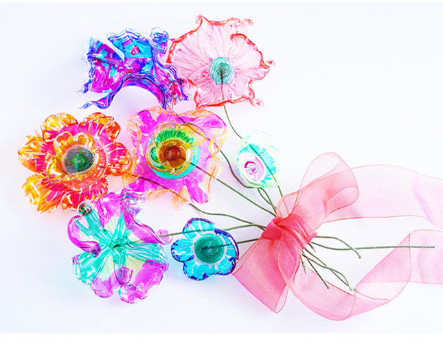 Recycled Plastic Flowers