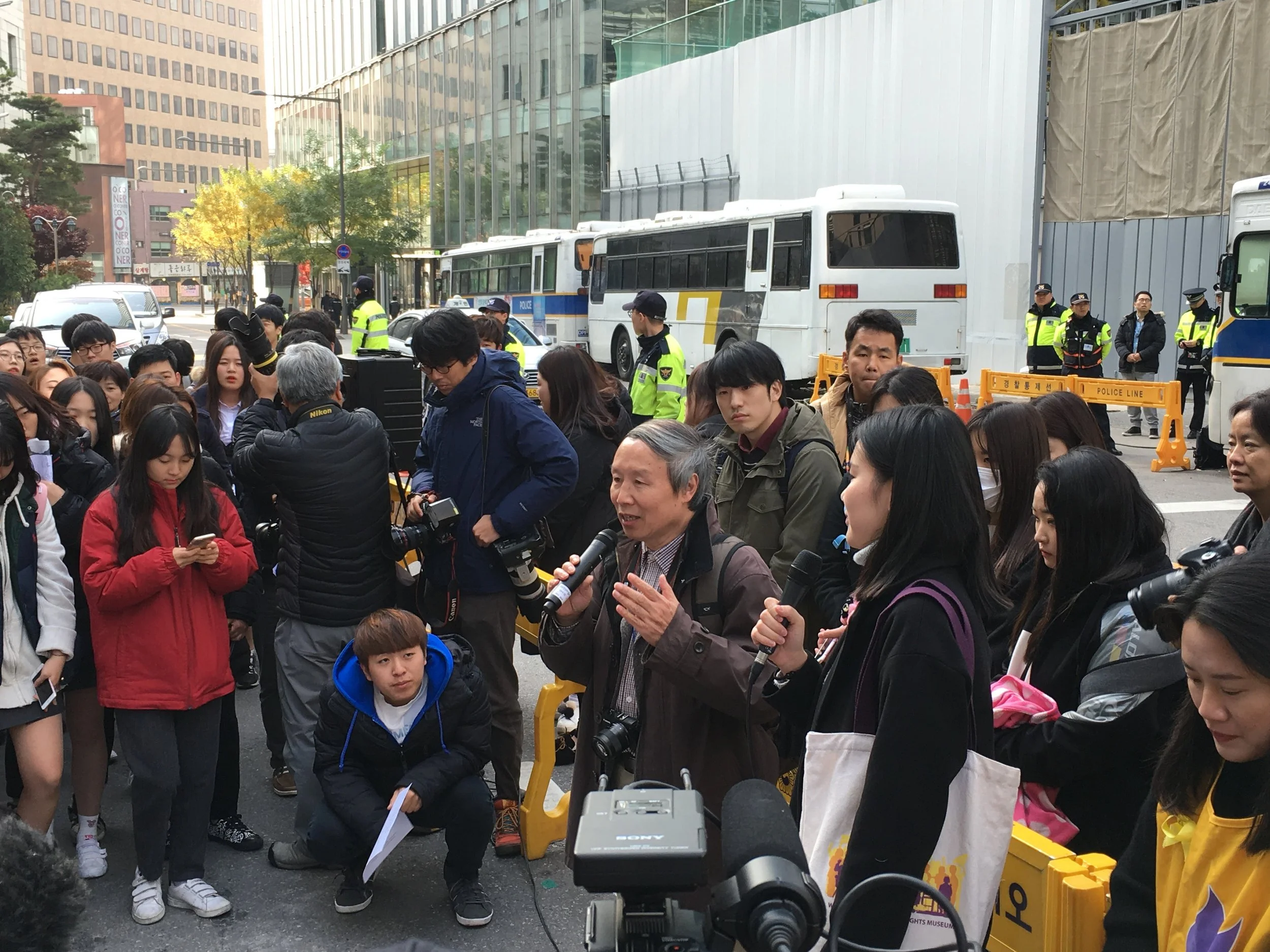 Japanese Embassy and Wednesday Demonstration