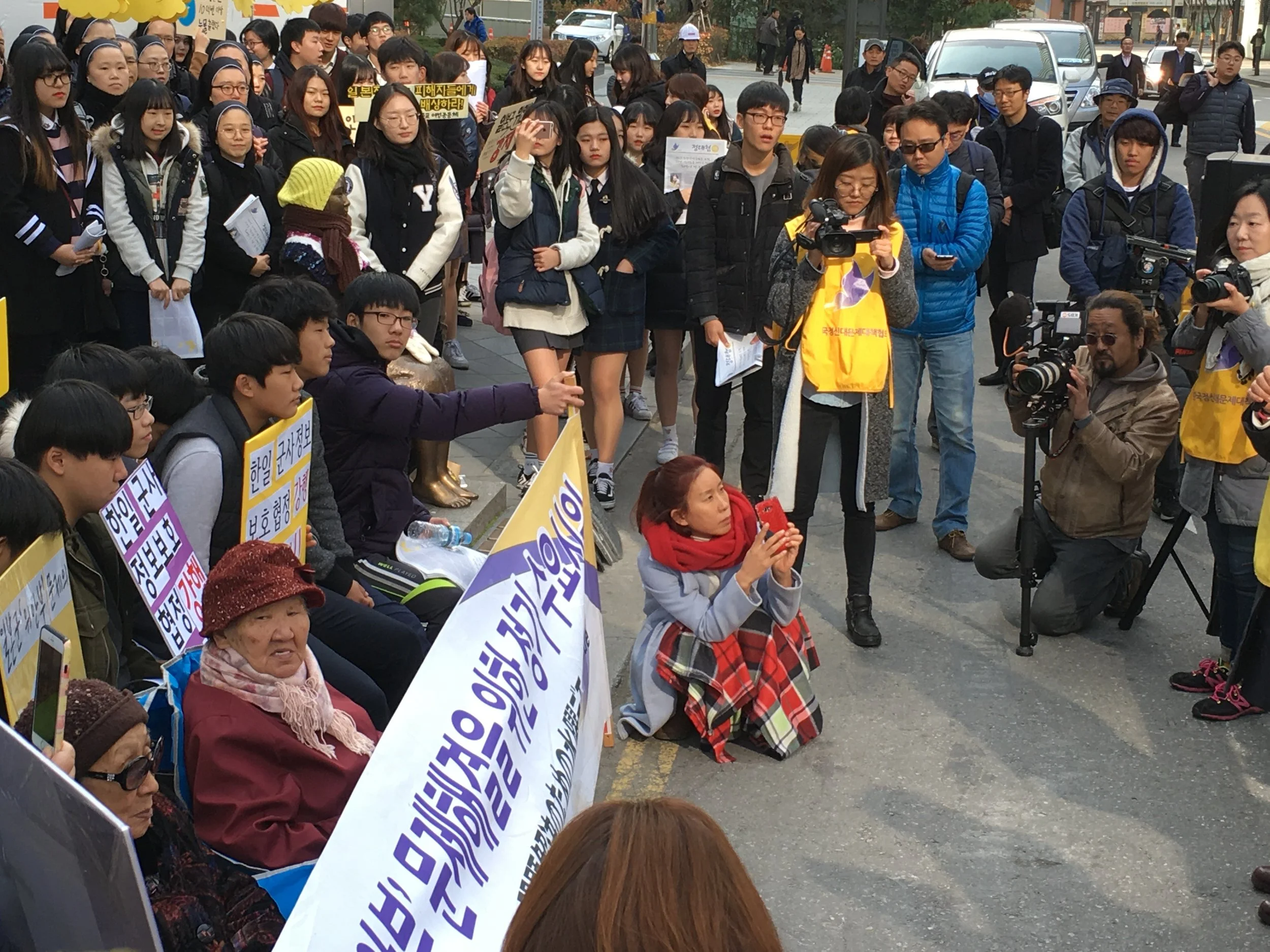 Japanese Embassy and Wednesday Demonstration