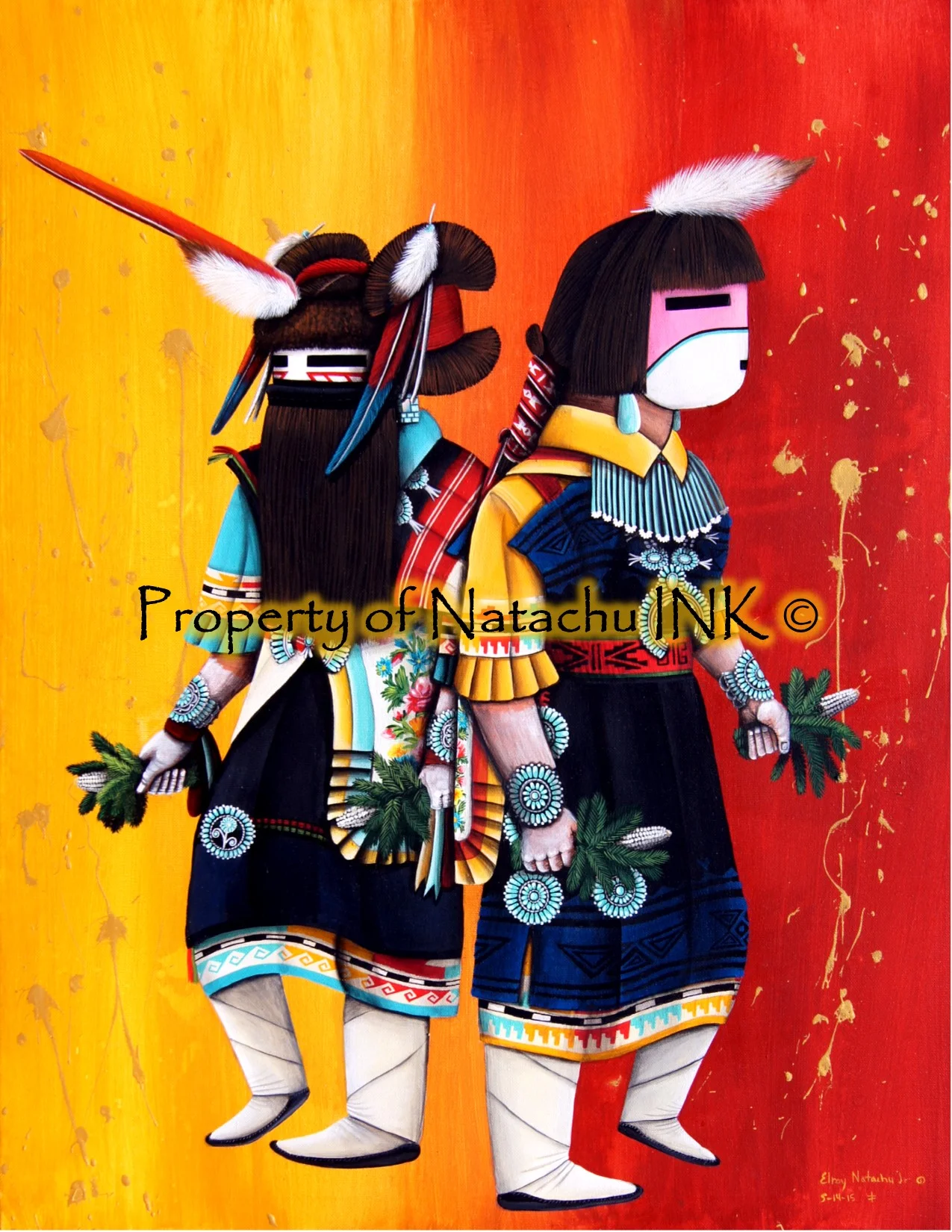 Kachina Maidens Print