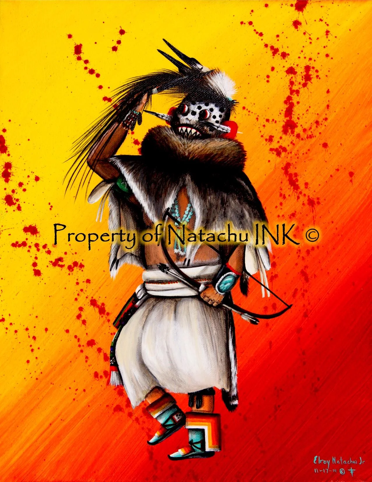 Atoshle (Zuni Ogre) Print