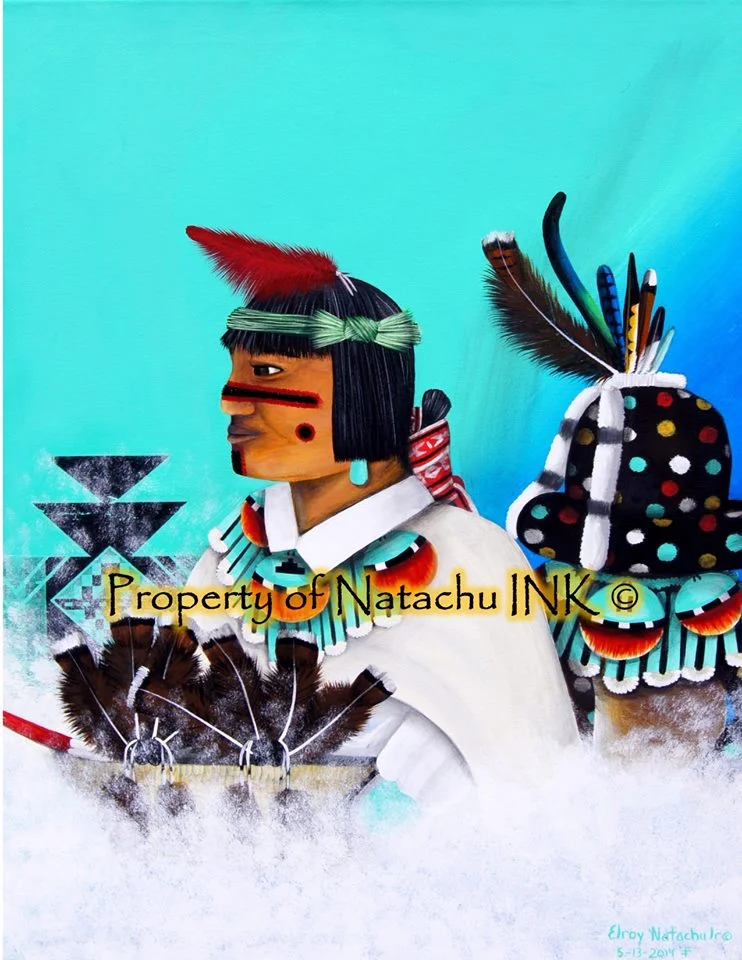 Shulawitsi an Datchu &amp; Shulawitsi (Firegod's Father and Fire god) Print