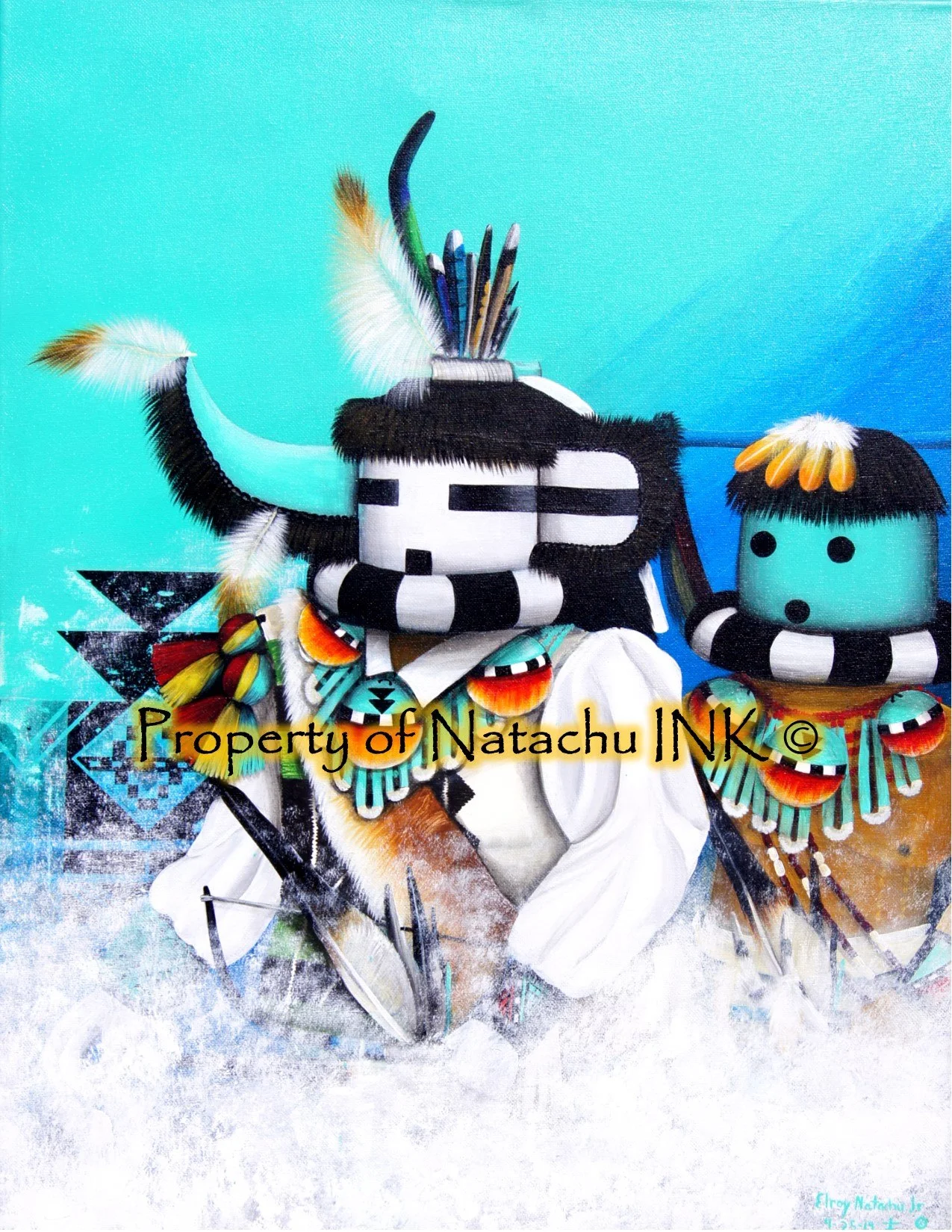 Sia'dasha (Longhorn Kachina) Print