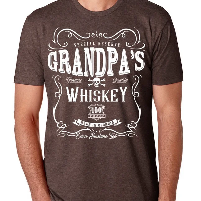 Grandpa's Whiskey Retro T-shirt