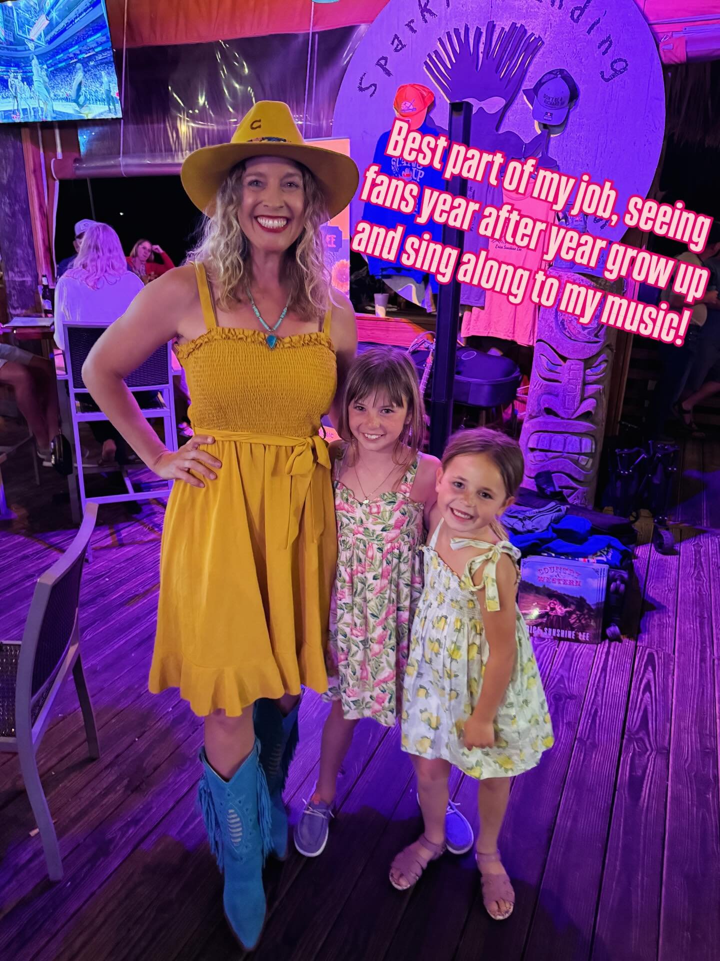 If I can; then You can be the girl that can change the world!!! 
💕💕💕
See y&rsquo;all today &amp; tomorrow Noon-3pm @islanddogsbar 
☀️
#changetheworld #sunshiners #bestfans #girls #bethegirl 
@sparkyslanding 
@ericasunshinelee
