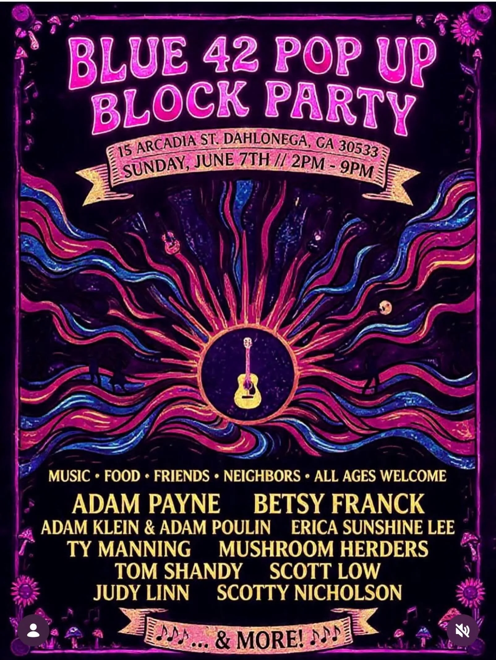 Tomorrow (Saturday)  I go on around 3:30 for my only scheduled show in Georgia this year, hope to see y&rsquo;all there!  W/ @bffranck @adam.poulin 
🫶💕🍑😁❤️
