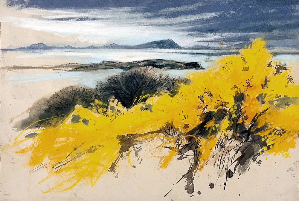  Spring, mixed media on paper, 38cm x 55cm, sold 