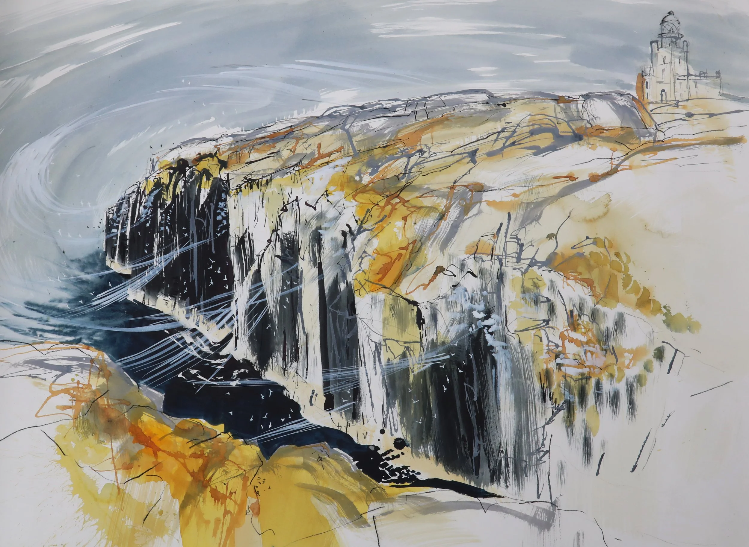  Sightlines, mixed media on paper, 65×85cm, framed and glazed, £1950 