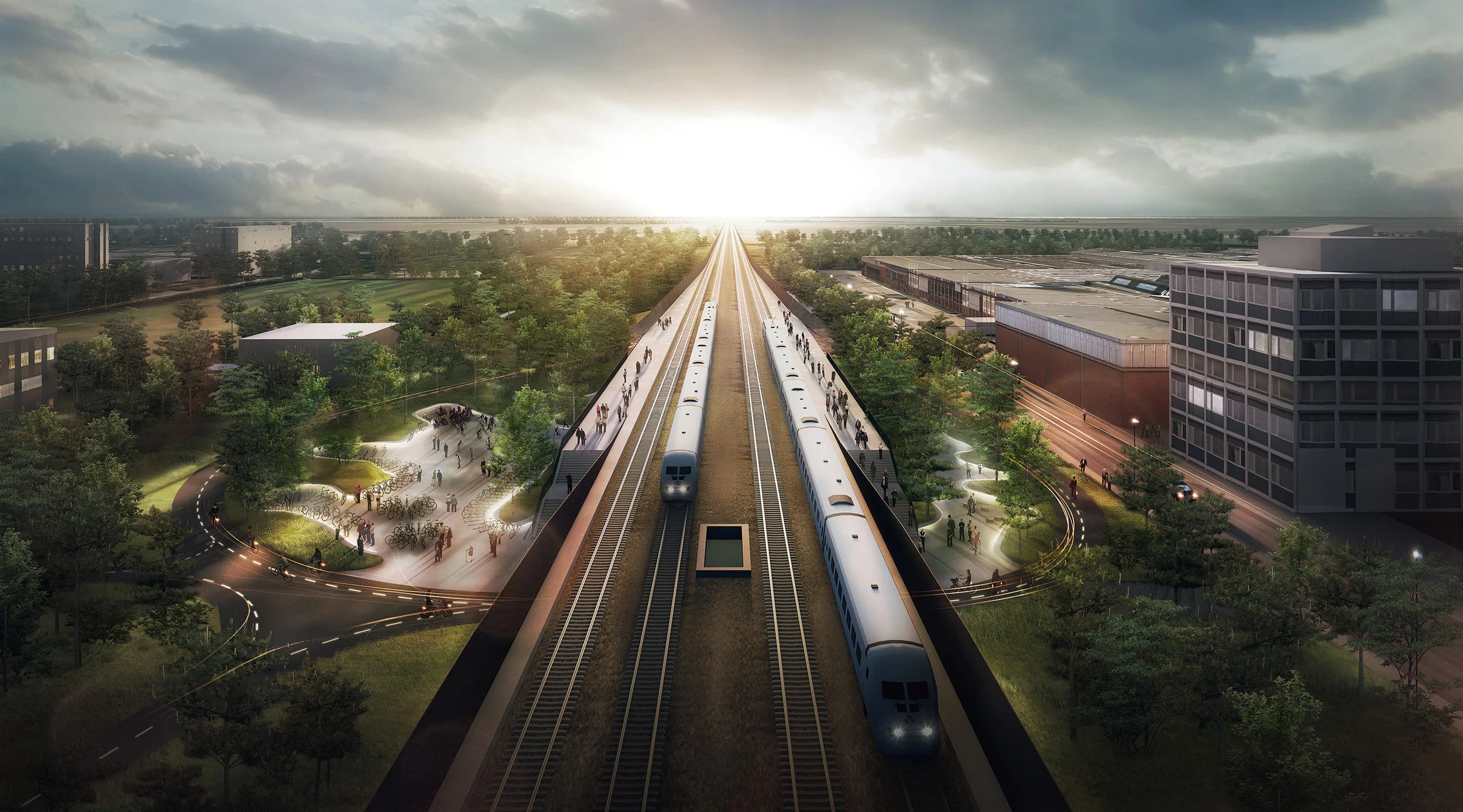 TRAIN STATION IN LUND / TREDJE NATUR