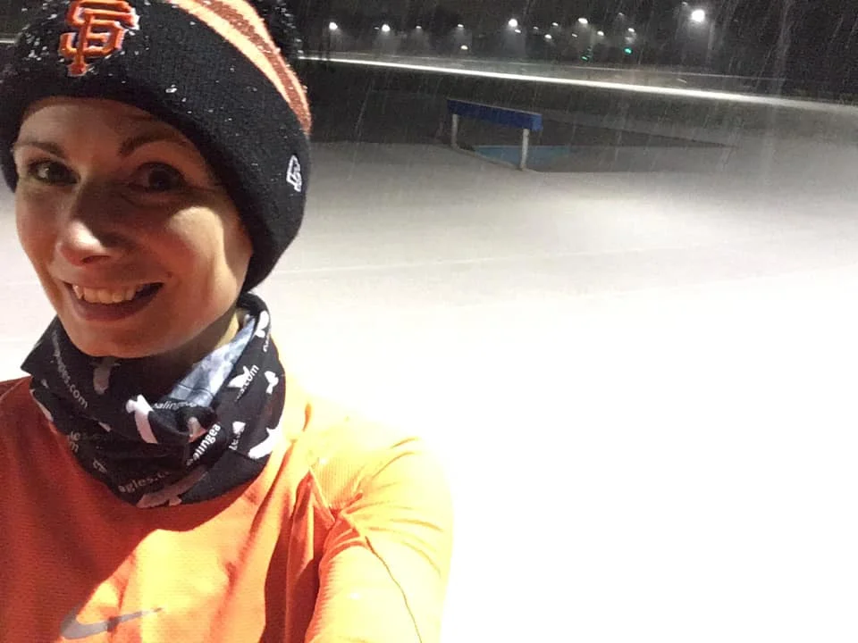 Snowy selfie