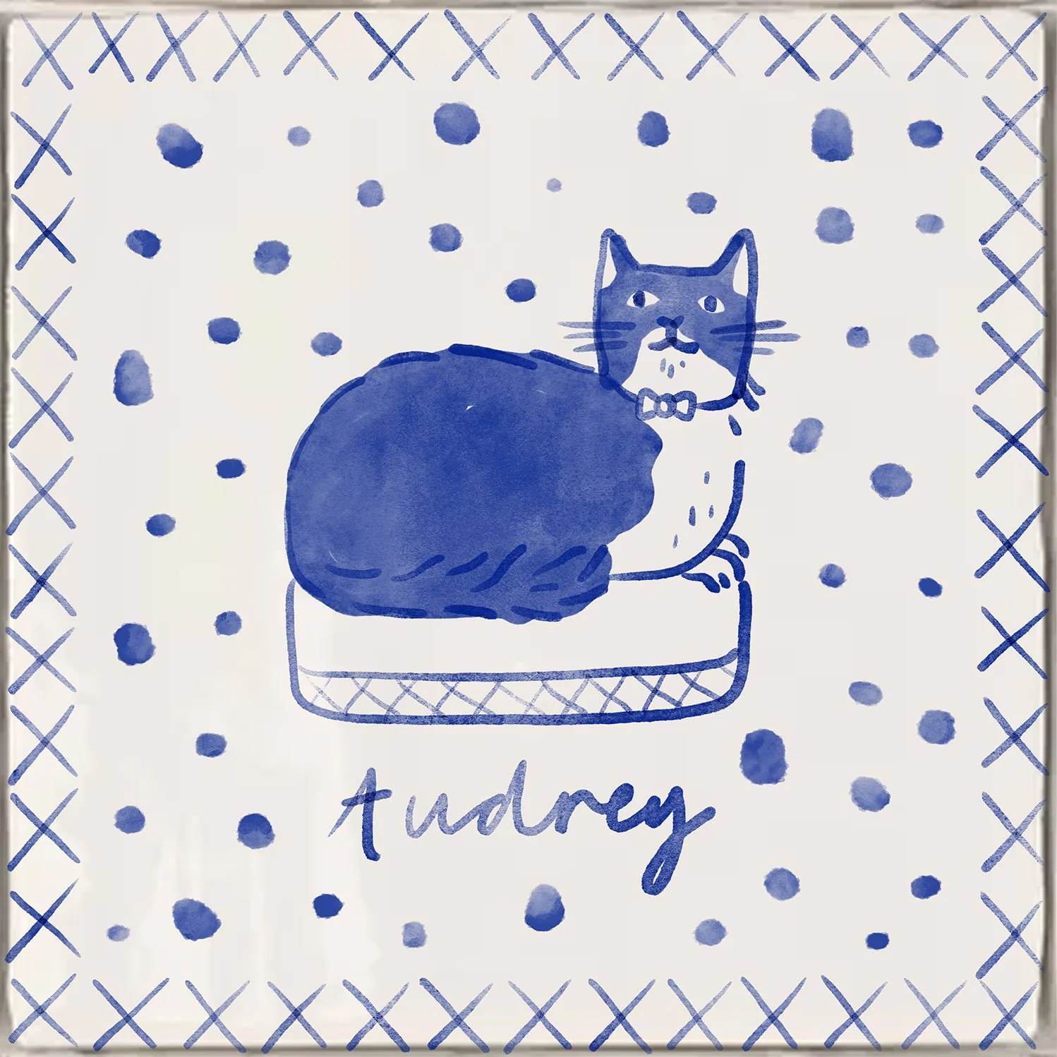 Harriet_Seed Delft tile black and white cat.jpg