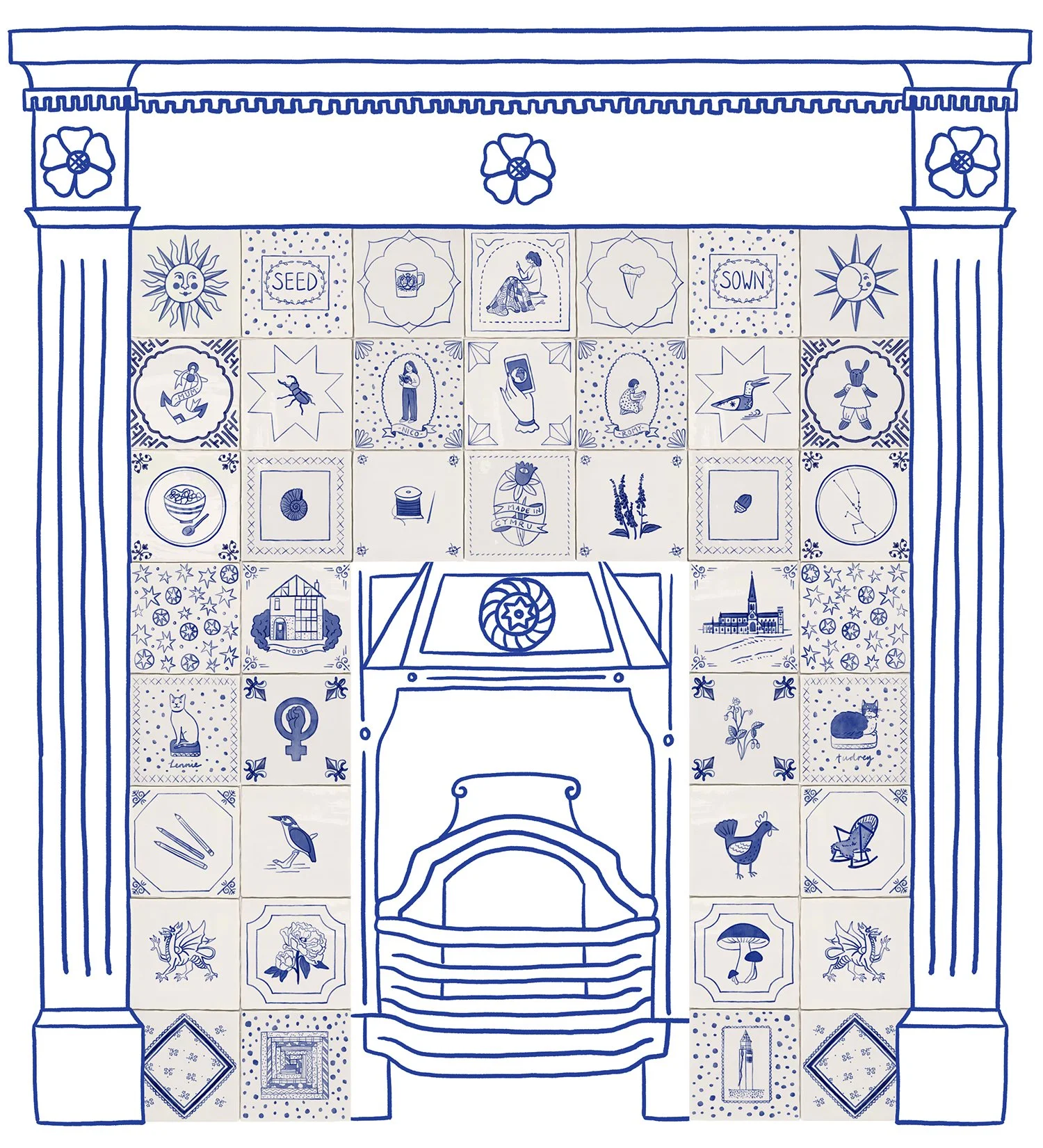Harriet_Seed Delft tiles Fireplace mock up.jpg