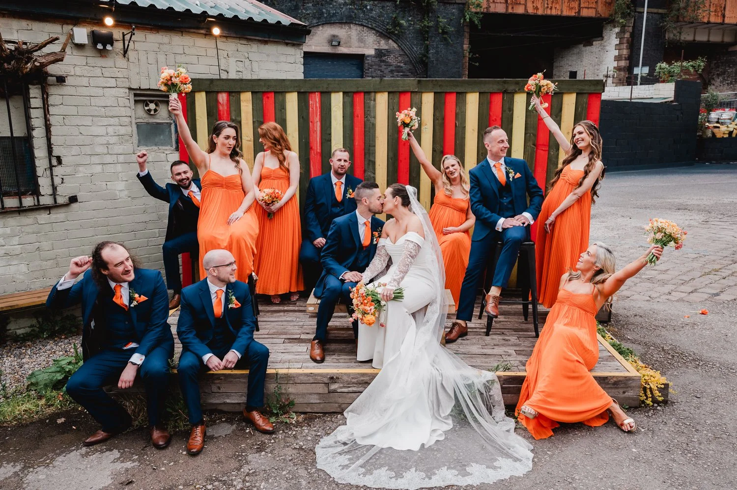 Chloe &amp; Adam - A Love Letter to Manchester at The People’s History Museum &amp; Fairfield Social Club - Manchester Wedding Photographer