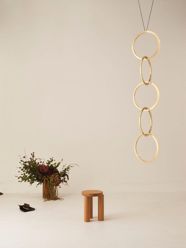 Offset Stool/Side table (Natural ) for Resident — philippe malouin