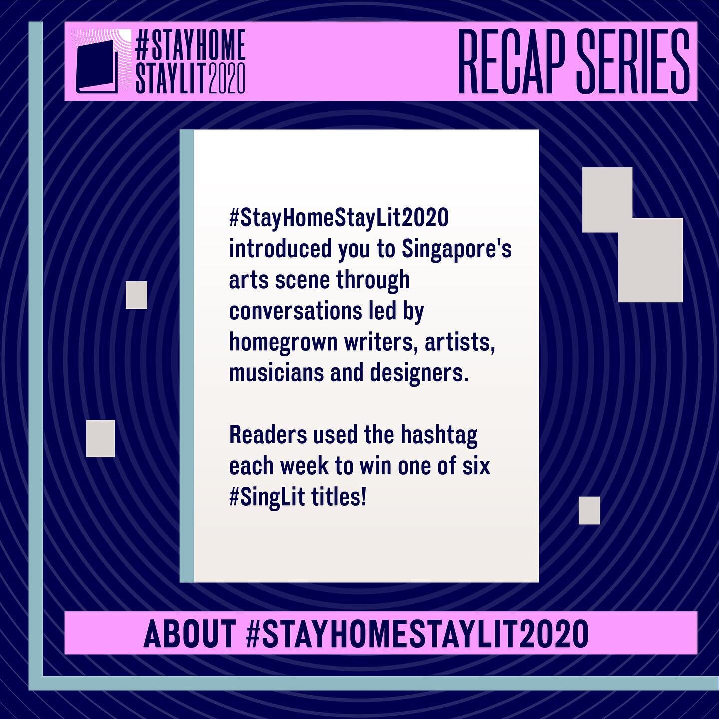 We are immensely grateful for all the support you&rsquo;ve given for #StayHomeStayLit2020, and would like to thank everybody for taking the time to view all the responses that have been done by our homegrown writers, artists, musicians and other crea
