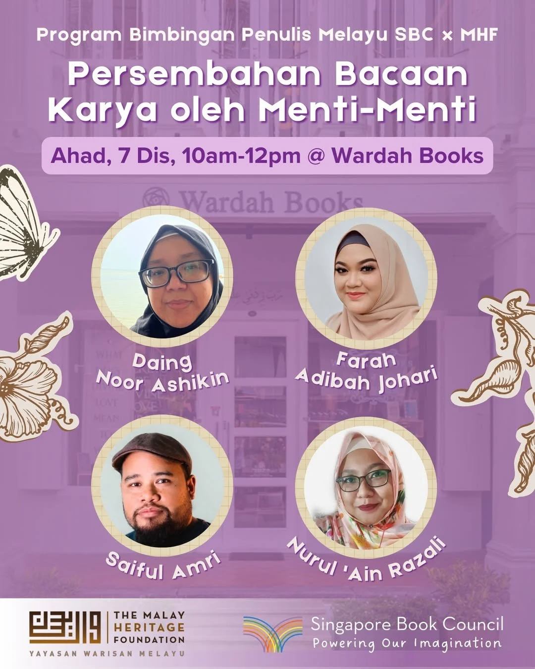 READING SESSION: Persembahan Bacaan Karya oleh Ment-Menti (SBC x MHF)