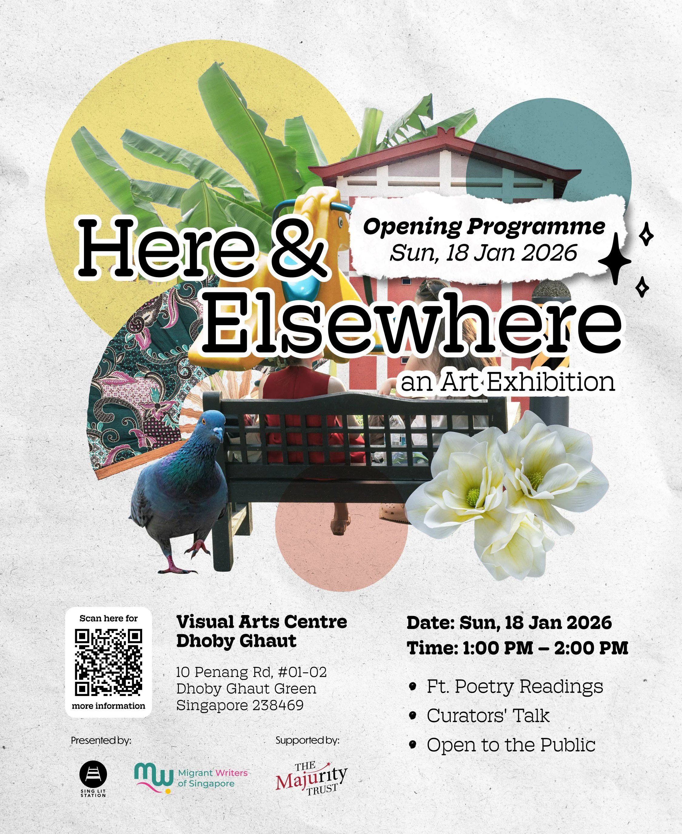 ART EXHIBITION: Opening Programme - "Here &amp; Elsewhere" (SLS &amp; Migrant Writers of Singapore)