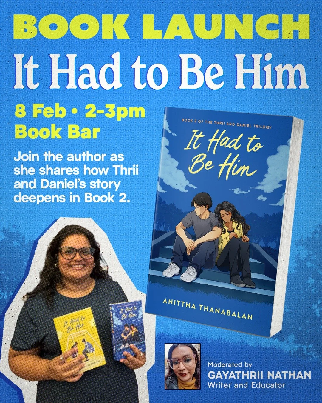 BOOK LAUNCH: "It Had to Be Him" by Anittha Thanabalan (Epigram Books)