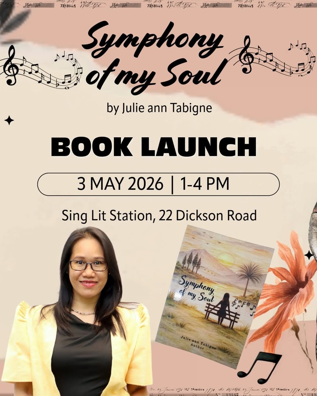 BOOK LAUNCH: "Symphony of My Soul" by Julie Ann Tabigne