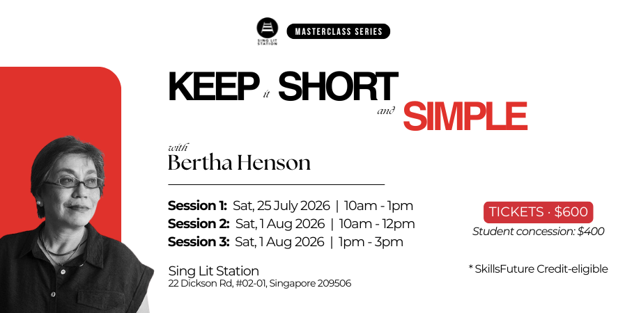 SLS MASTERCLASS SERIES: "Keep it Short and Simple" by Bertha Henson (Session 1)