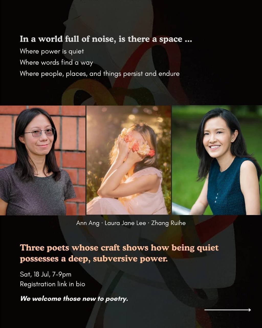 OPEN CONVERSATION: "Poetry: The Quiet Between the Words" (Stranger Conversations)