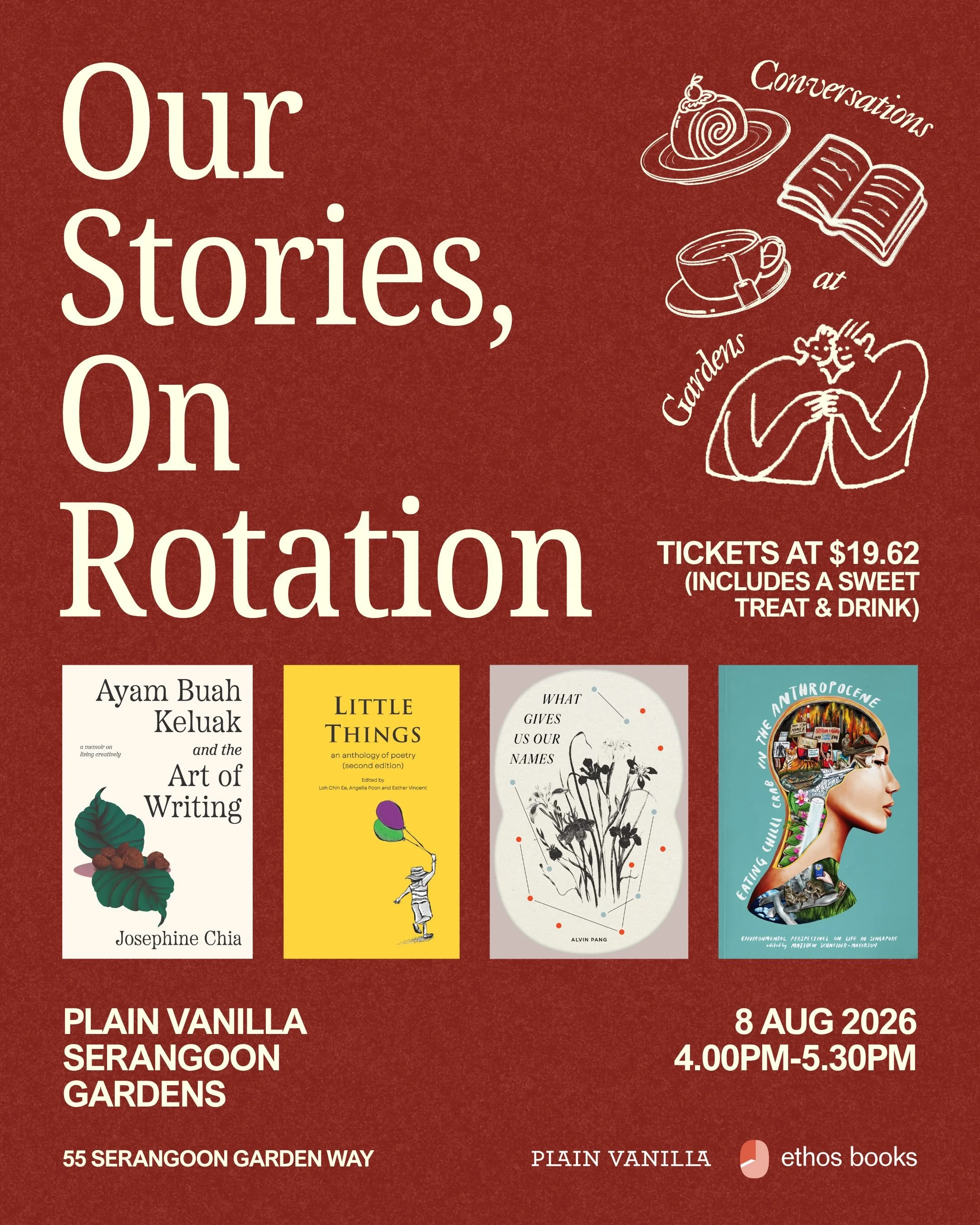 BOOK EVENT: "Our Stories, On Rotation" (Ethos Books)